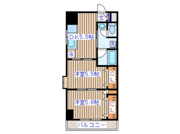 グランヴィア河原町の物件間取画像